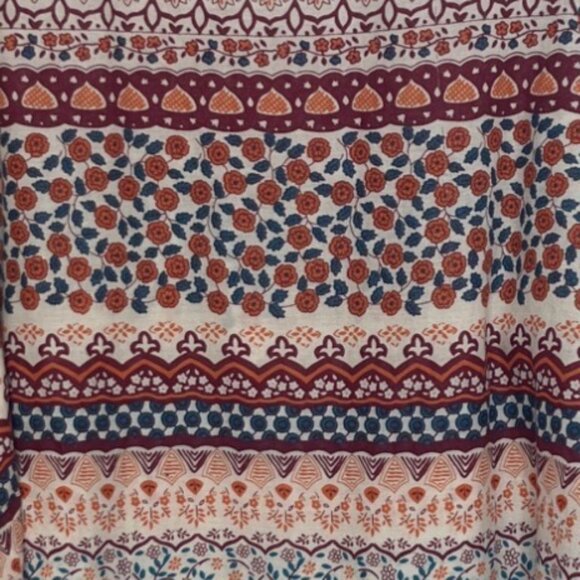 Decree Floral Print Top Womens XL Boho Casual - Picture 5 of 8